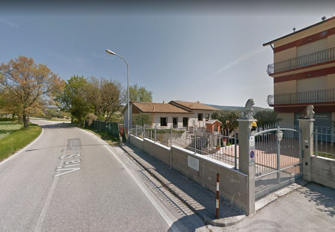 Vista dalla strada San Germano