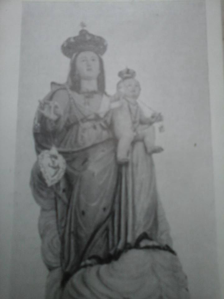 Immaginetta anni '60 della statua antica