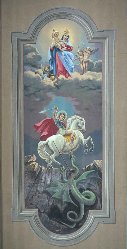 Beata Vergine con San Giorgio di Autore sconosciuto