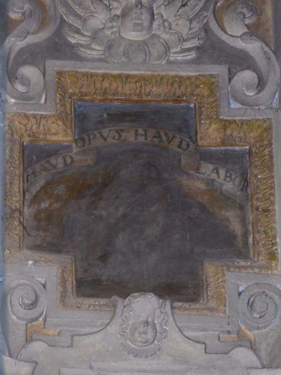 Affresco raffigurante il Monte Carmelo di Autore sconosciuto