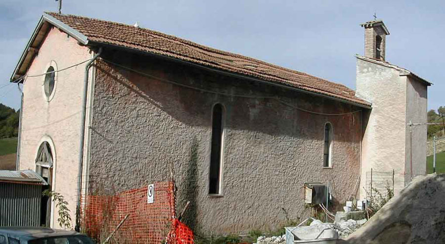 Vista dal lato campanile