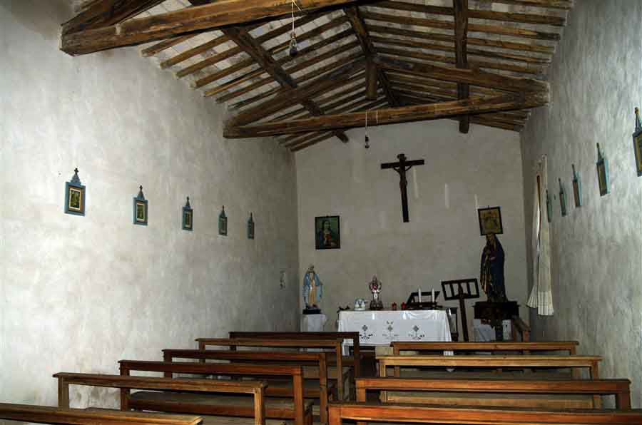 Interno e parete sinistra