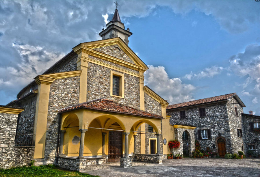 Vista dal lato sinistro