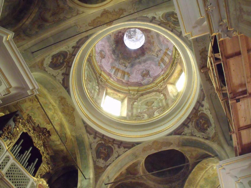 Cupola maggiore affrescata