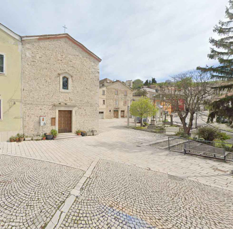 Vista dal lato sinistro