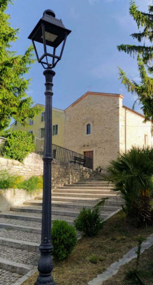 Vista dalla scalinata