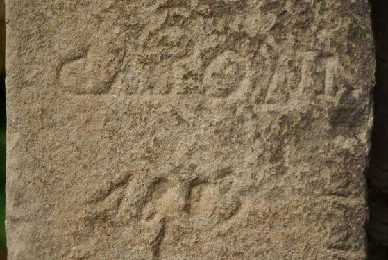 Scritta "Casoni 1808"