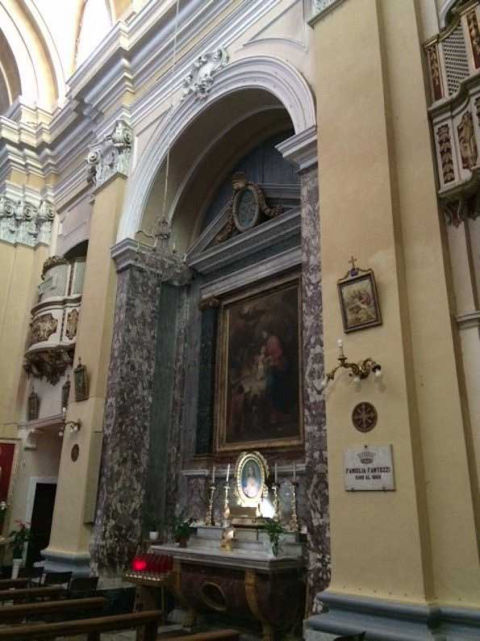 La Sacra Famiglia con San Giovannino e il Padre Eterno
