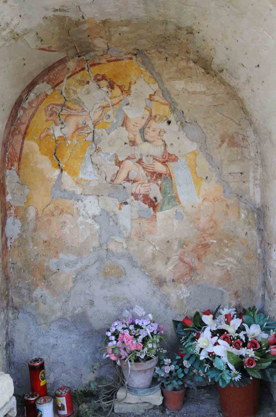 Affresco Madonna del Carmine