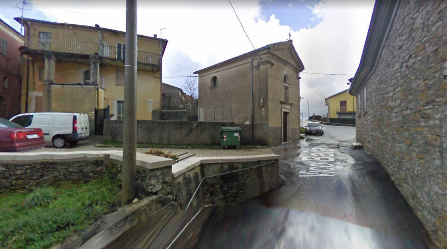 Vista dal lato sinistro