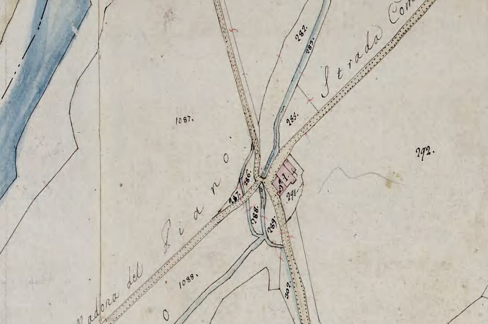 Catasto Gregoriano: Mappa del Vallato