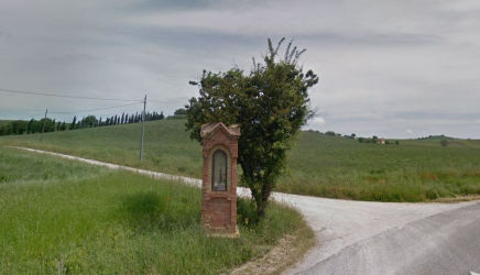 Particolare dell'edicola di Sant'Antonio di Padova