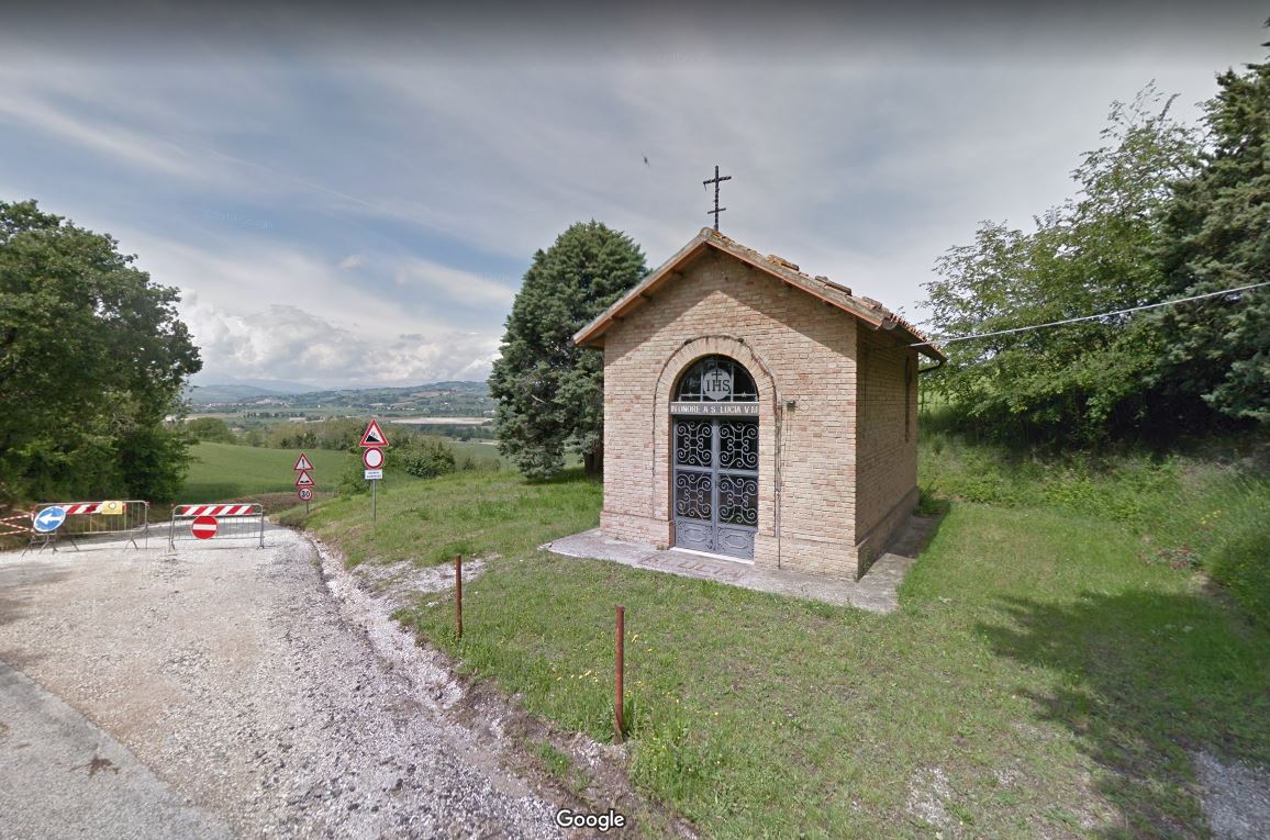 Chiesetta vista dalla SP 14