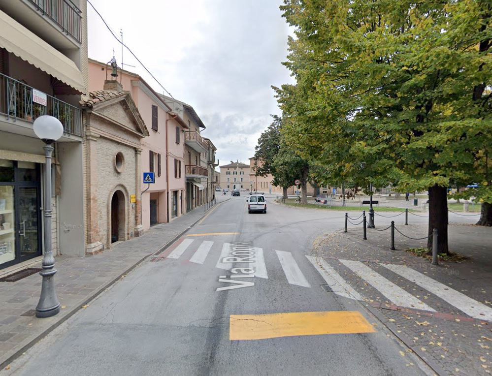 Vista lungo Via Roma