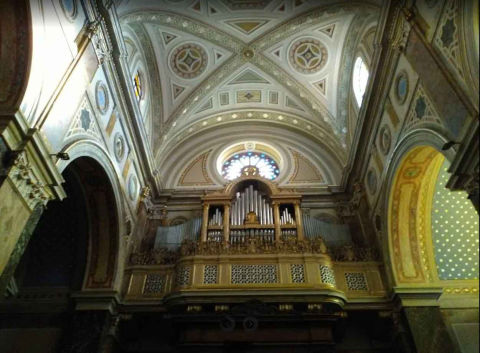 Organo e volta soffitto