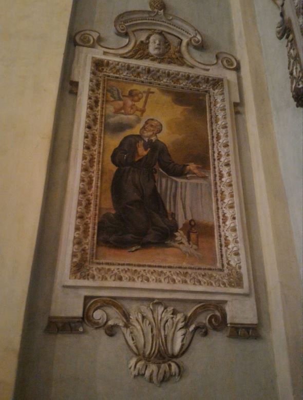 Affresco su una cappella laterale