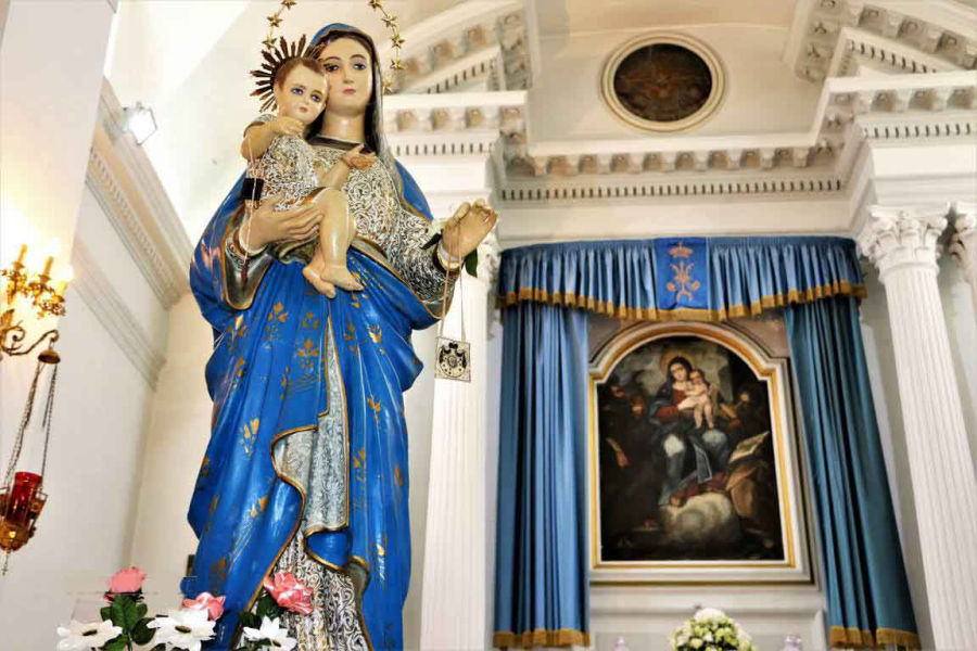 Statua Madonna del Carmine