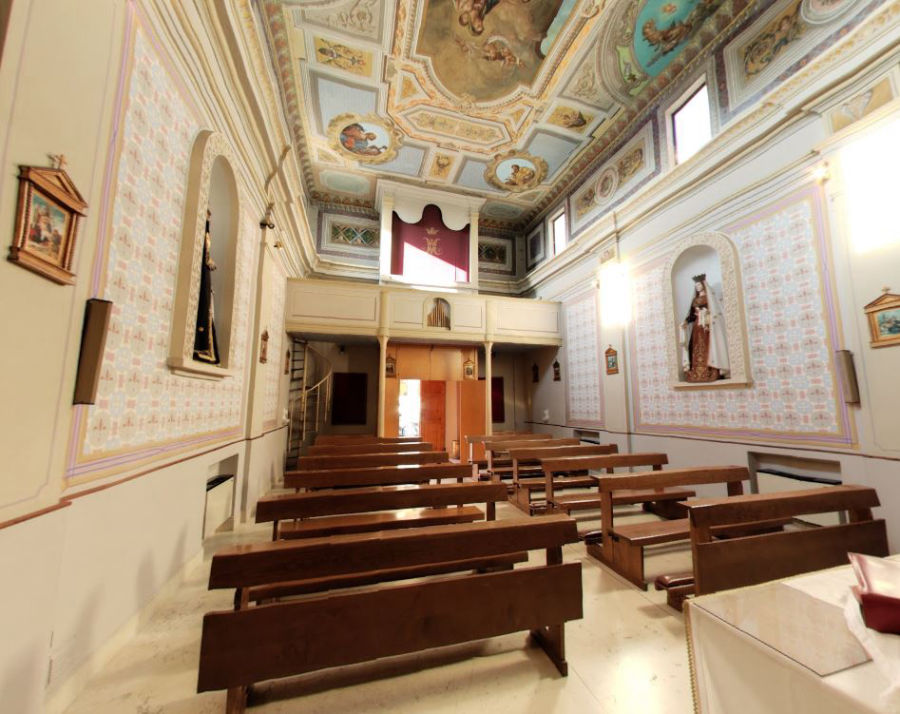 Controfacciata con cantoria ed organo