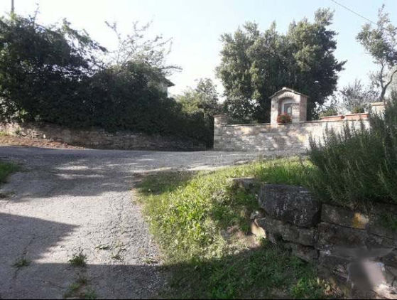 Vista del luogo in cui sorge