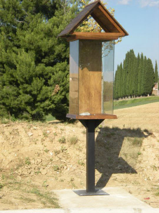 Vista centrale della nuova edicola (dal sito FAM1885-Facebook)