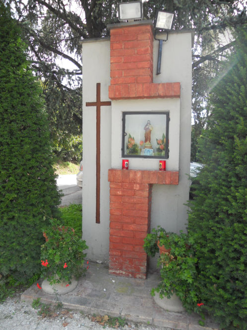 Particolare dell'edicola ddedicata al Sacro Cuore di Gesù