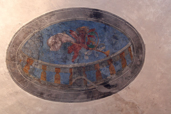 Dipinto sopra l'arco