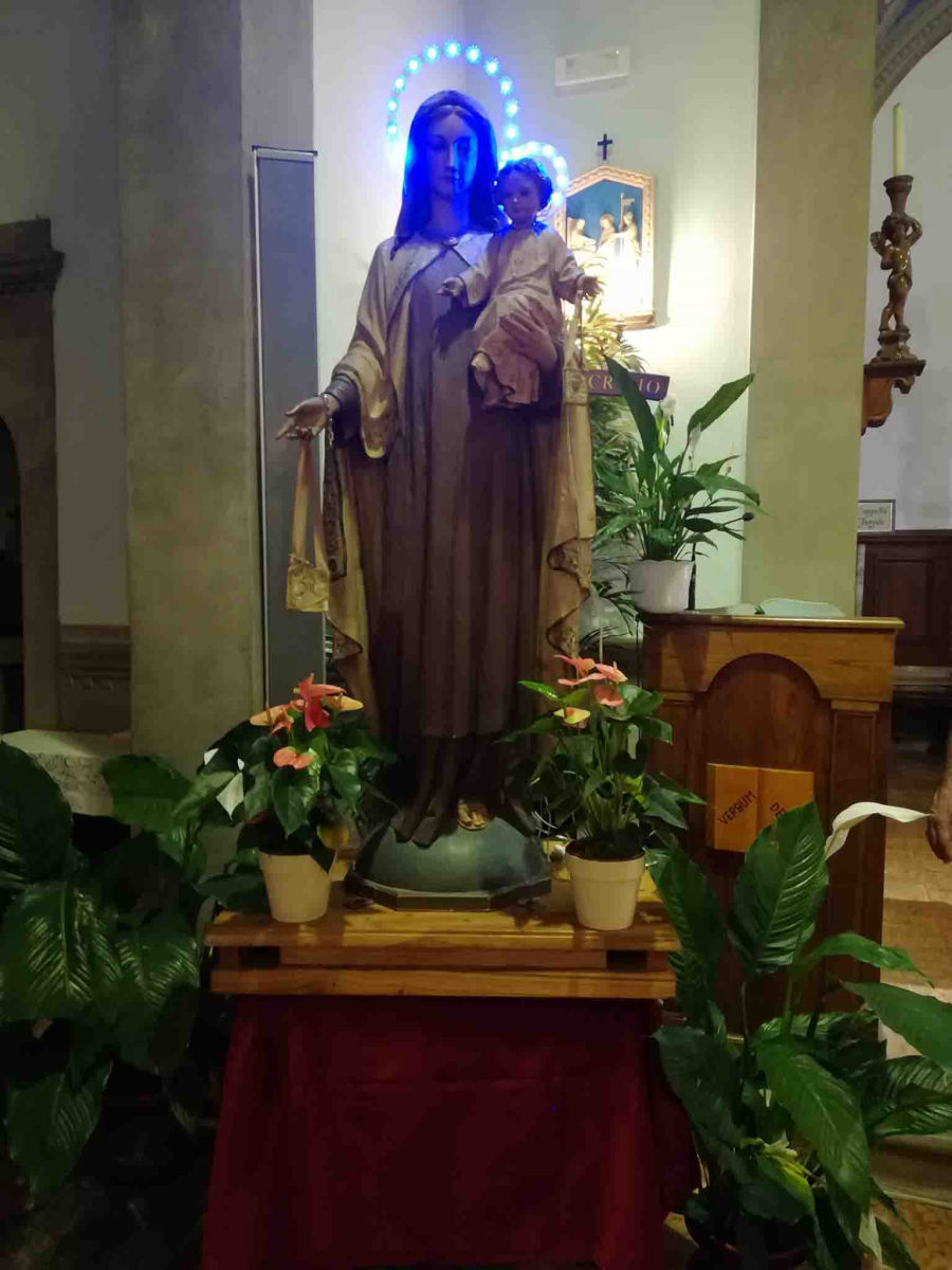 Statua Madonna del Carmine