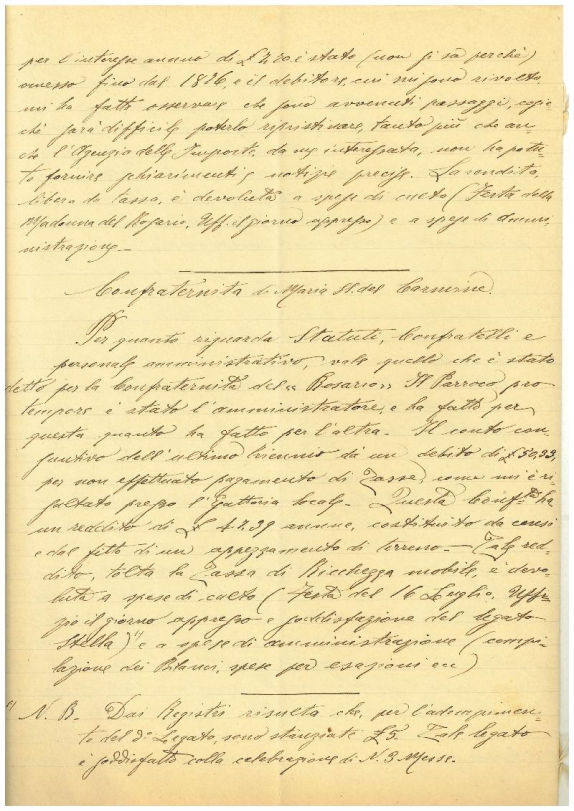 Fondo della Confraternita della Madonna del Carmine di Apecchio