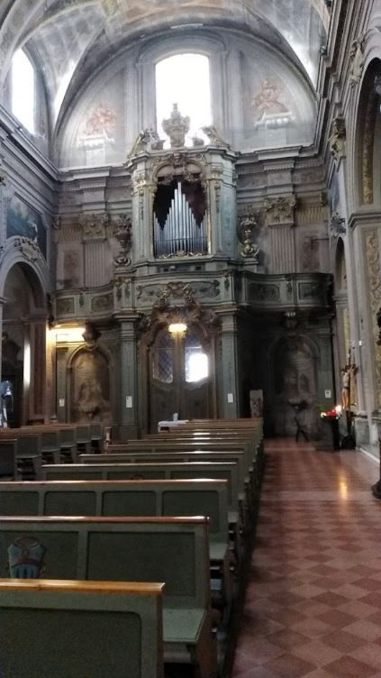 Controfacciata e organo