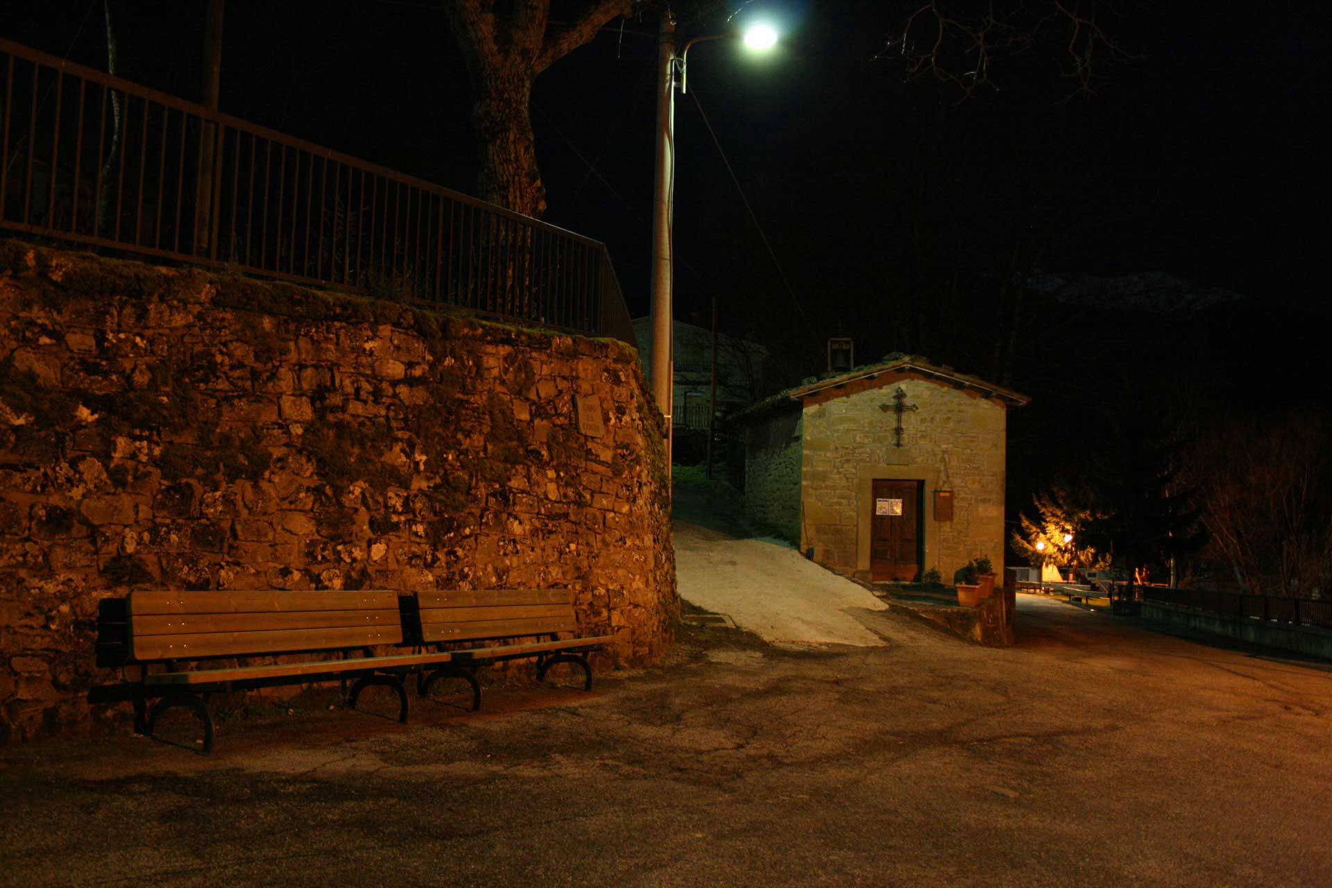 Vista panoramica notturna