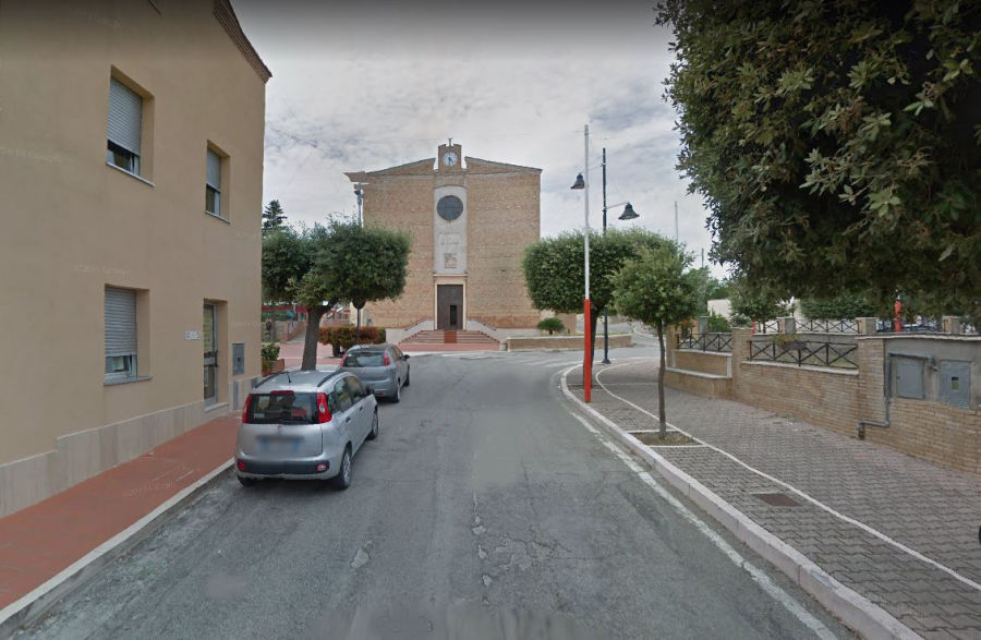 Vista da Via Fioravante Flacco