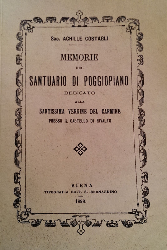 "Memorie" di Don Achille Costagli