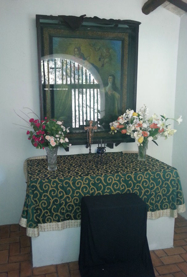 Interno con quadro del Patriarca Elia