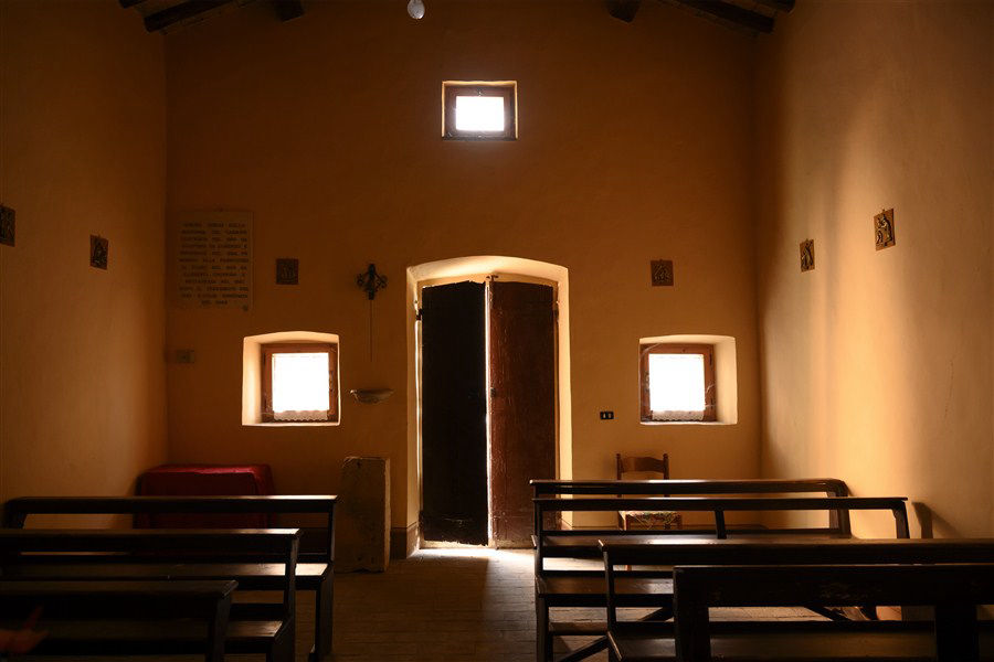 Interno verso l'uscita