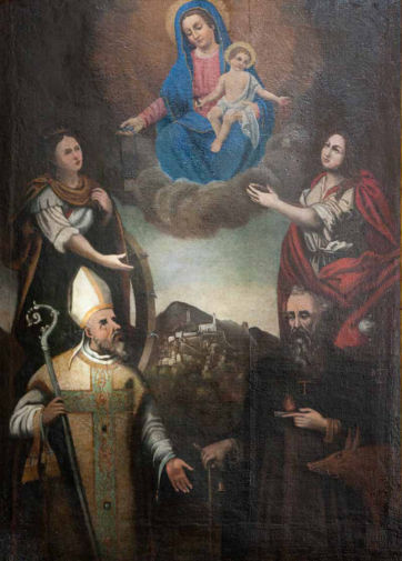 Madonna del Carmelo e Santi