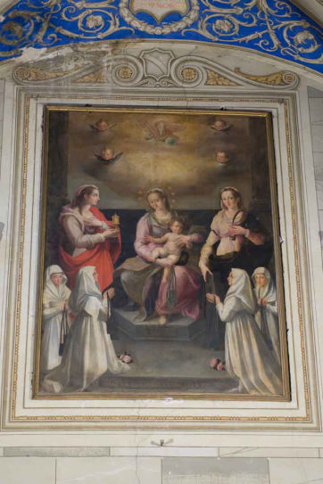 Madonna del Carmelo tra le Sante Maddalena e Barbara