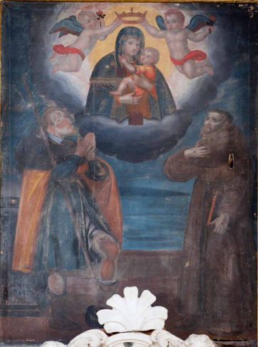 Madonna del Carmelo tra San Rocco e San Francesco