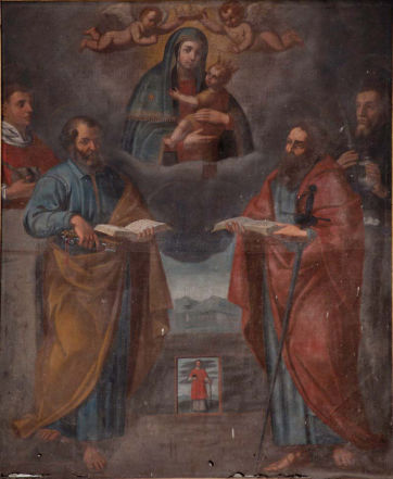 Madonna del Carmelo con Bambino tra Santi