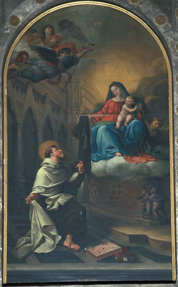 Madonna e beato Simone Stock di Boari Gregorio