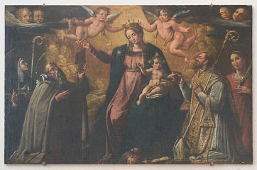 Madonna del Carmelo e Santi di Autore sconosciuto