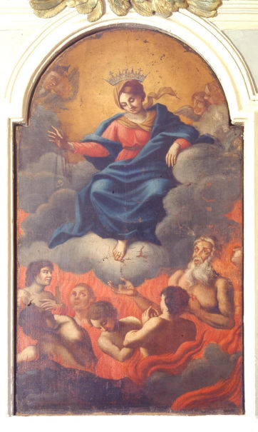 Madonna con le anime purganti