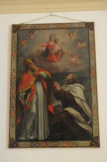 Madonna del Carmelo con Gesù Bambino e Santi di Autore sconosciuto