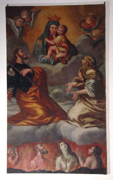 Madonna del Carmelo e Santi di Autore sconosciuto