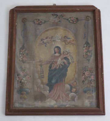 Madonna del Carmelo con Gesù Bambino di Autore sconosciuto