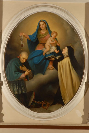 Madonna del Carmelo con Santi di Autore sconosciuto