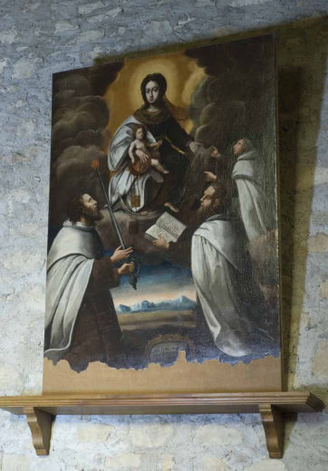 Madonna del Carmelo con Gesù Bambino e Santi di Autore sconosciuto