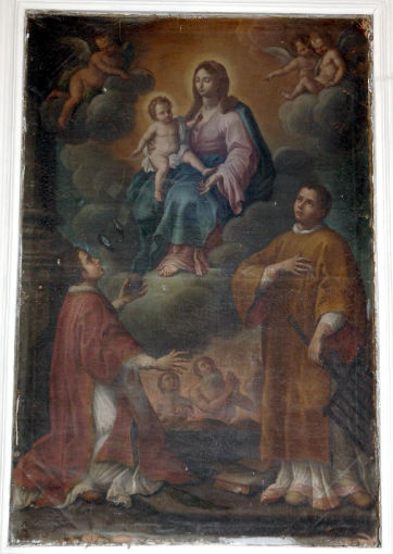 Madonna del Carmelo e Santi di Autore sconosciuto