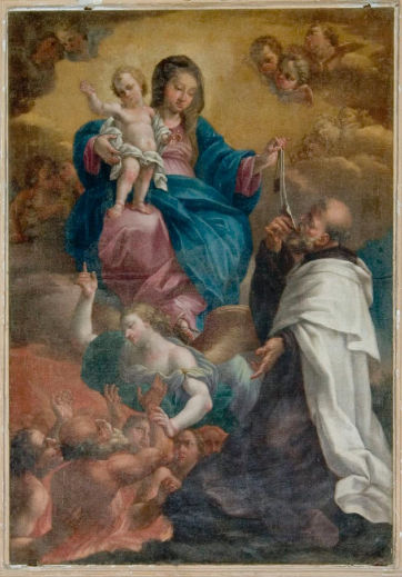 La Vergine del Carmelo di Autore sconosciuto