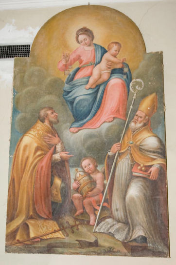 Madonna del Carmelo e Santi di Autore sconosciuto