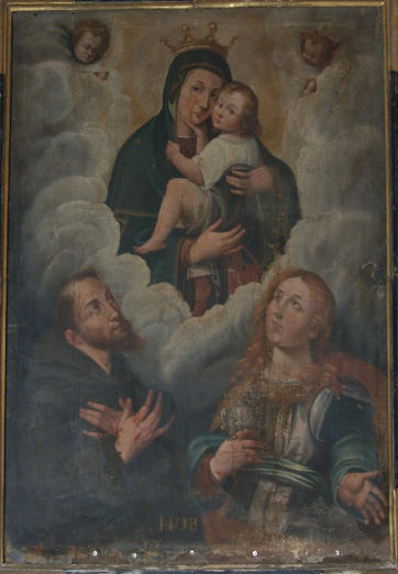 Madonna del Carmelo e Santi di Autore sconosciuto